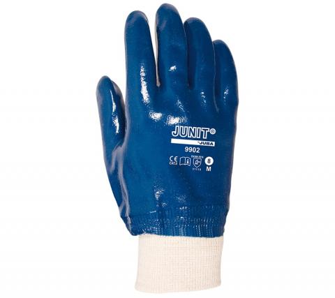 Guante JUBA 9902 JUNIT PUÑO Nitrilo AZUL.