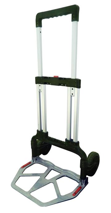 Carretilla Ayerbe AY-125-PG 125Kg Aluminio Pegable Ruedas Macizas 170mm