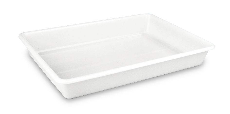 Cubeta Congost 1545 Rectangular Encajable 10 L. 540x385x80 mm BLANCO.