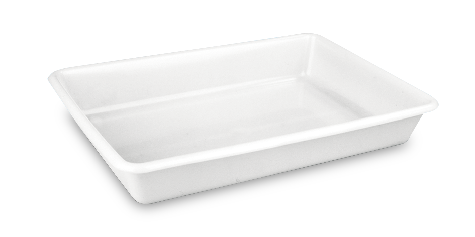 Cubeta Congost 1544 Rectangular Encajable 8 L. 490x335x80 mm BLANCO.