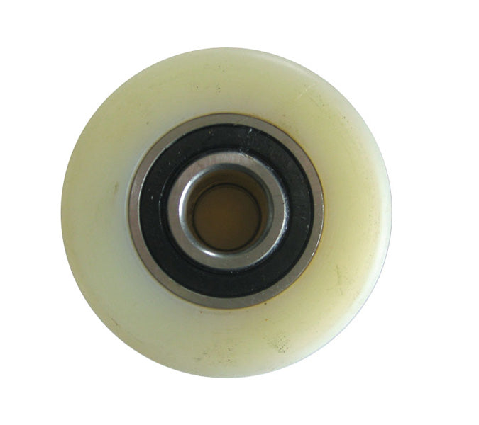 Rueda/Rodillo Ayerbe Nylon 80mmx72mm Eje con rodamientos 20mm