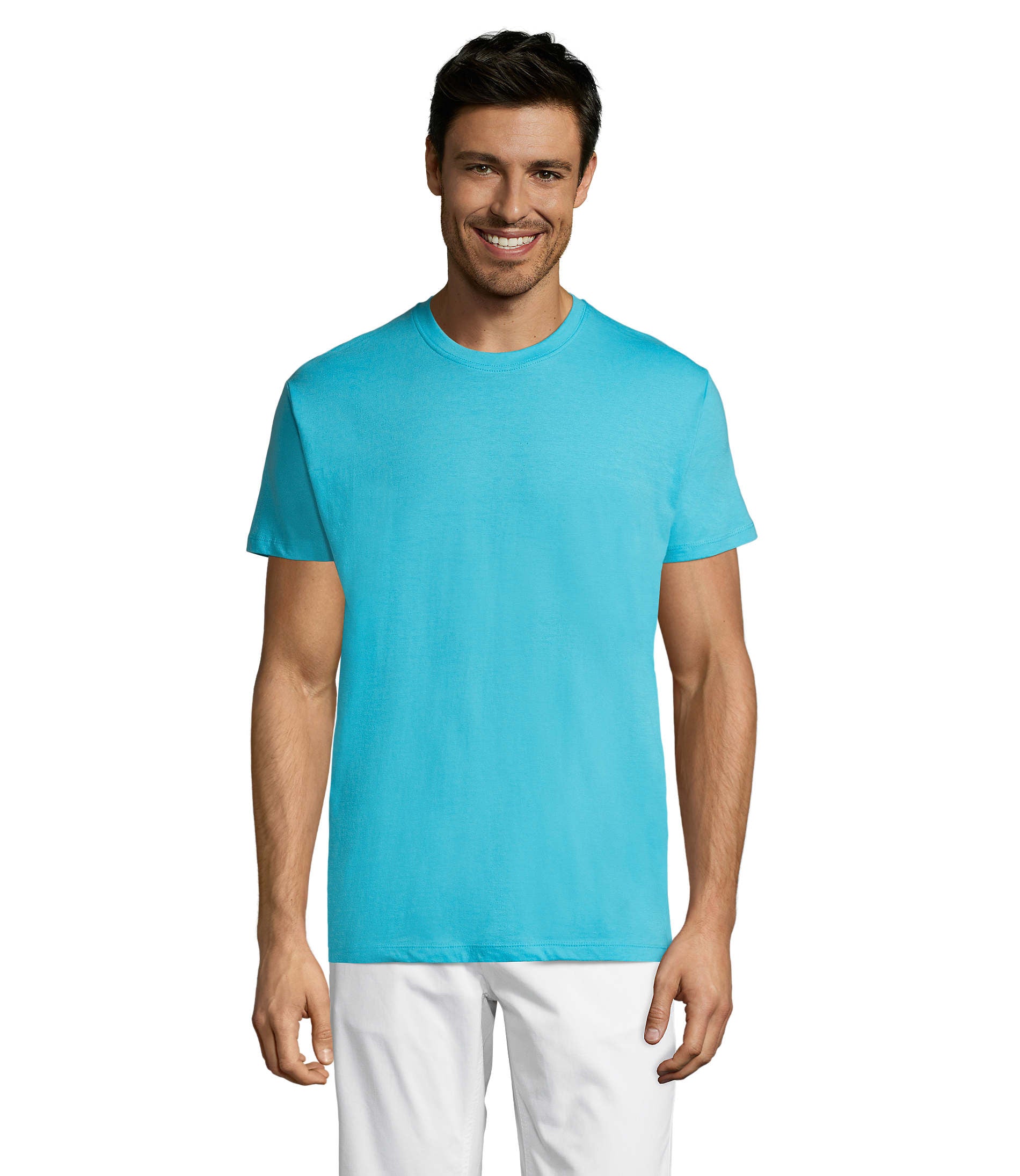 Camiseta Sols REGENT CRO AZUL ATOLÓN 225 150g/m²