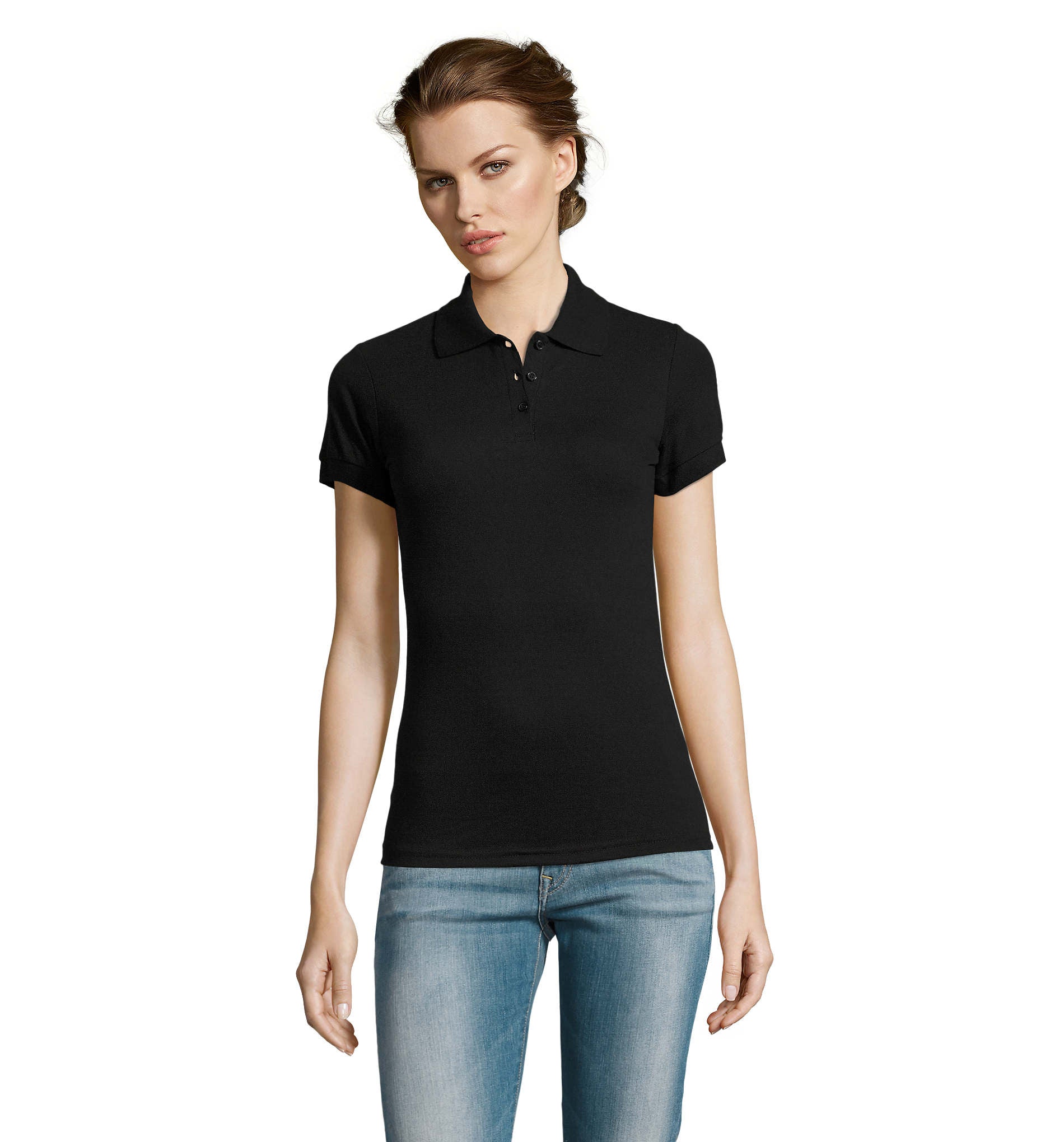 Polo ROLY STAR WOMAN Rojo baya 169. 100%Alg. 200G.