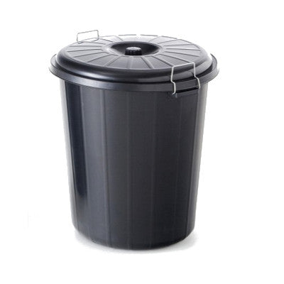 Cubo Maya 09004 50L Basura Asa y Tapa NEGRO