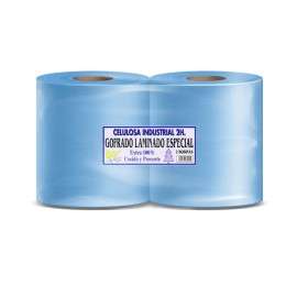 Bobina Industrial Extra 3Kg AZUL 2/C Laminado.
