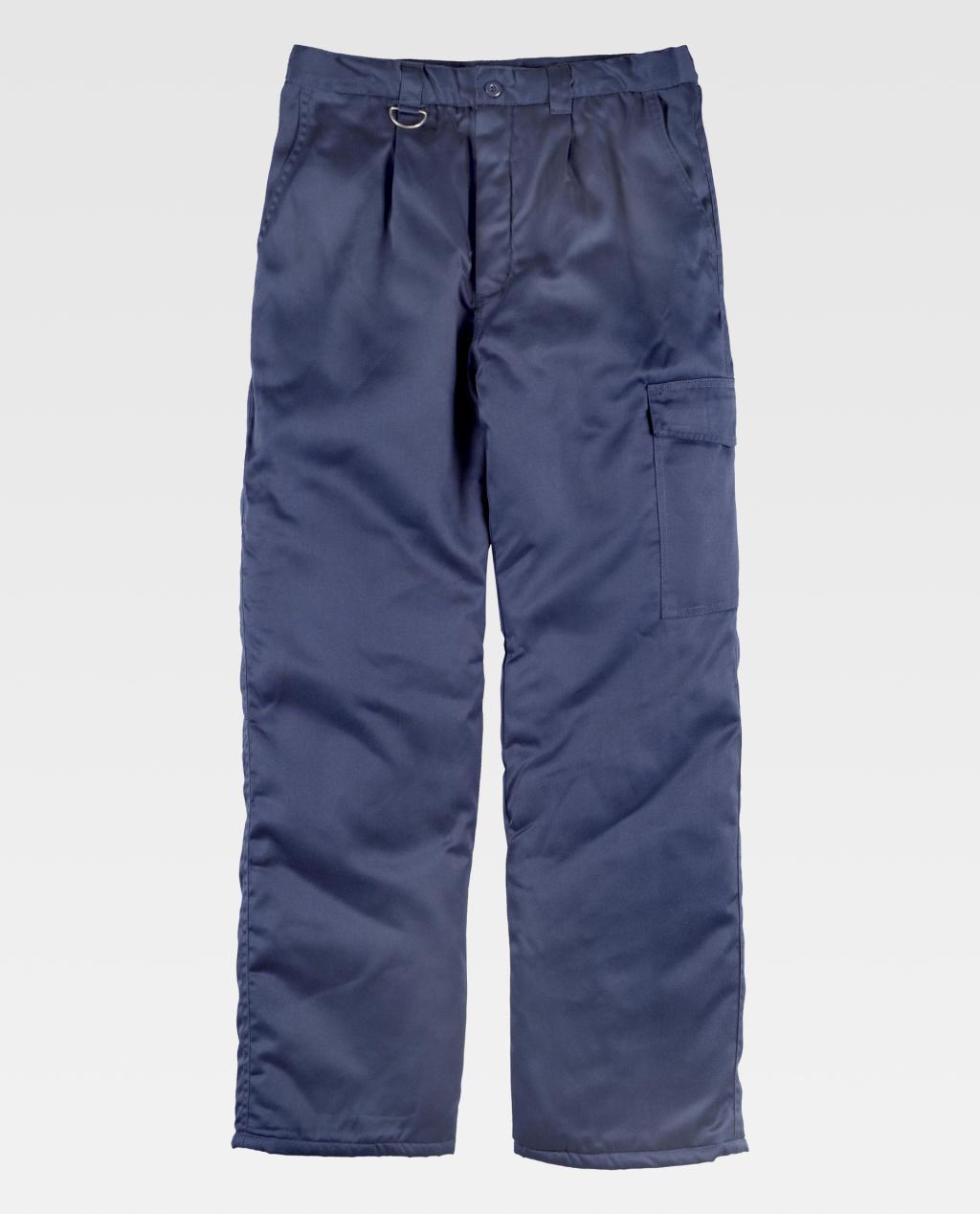 Pantalón WORKTEAM B1410 MARINO Acolchado.