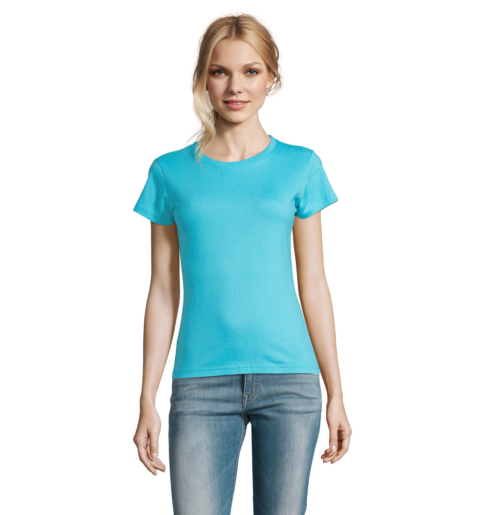 Camiseta Sols IMPERIAL SRA AZUL ATOLÓN 225 190g/m²