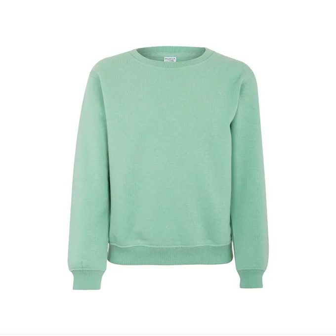 Sudadera VELILLA KIDS SC270K VERDE SAGE 613 Cuello redondo. 60%-40% 270G.