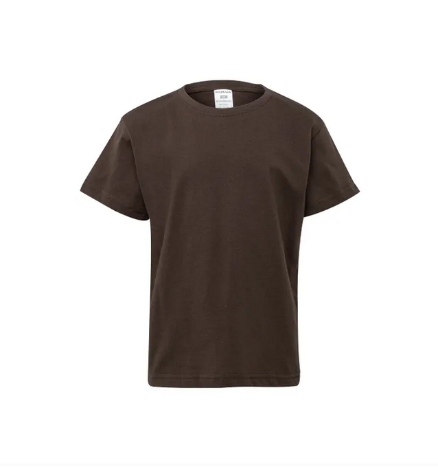 Camiseta VELILLA KIDS MK175CV MARRÓN 104. 100%Alg. 155G