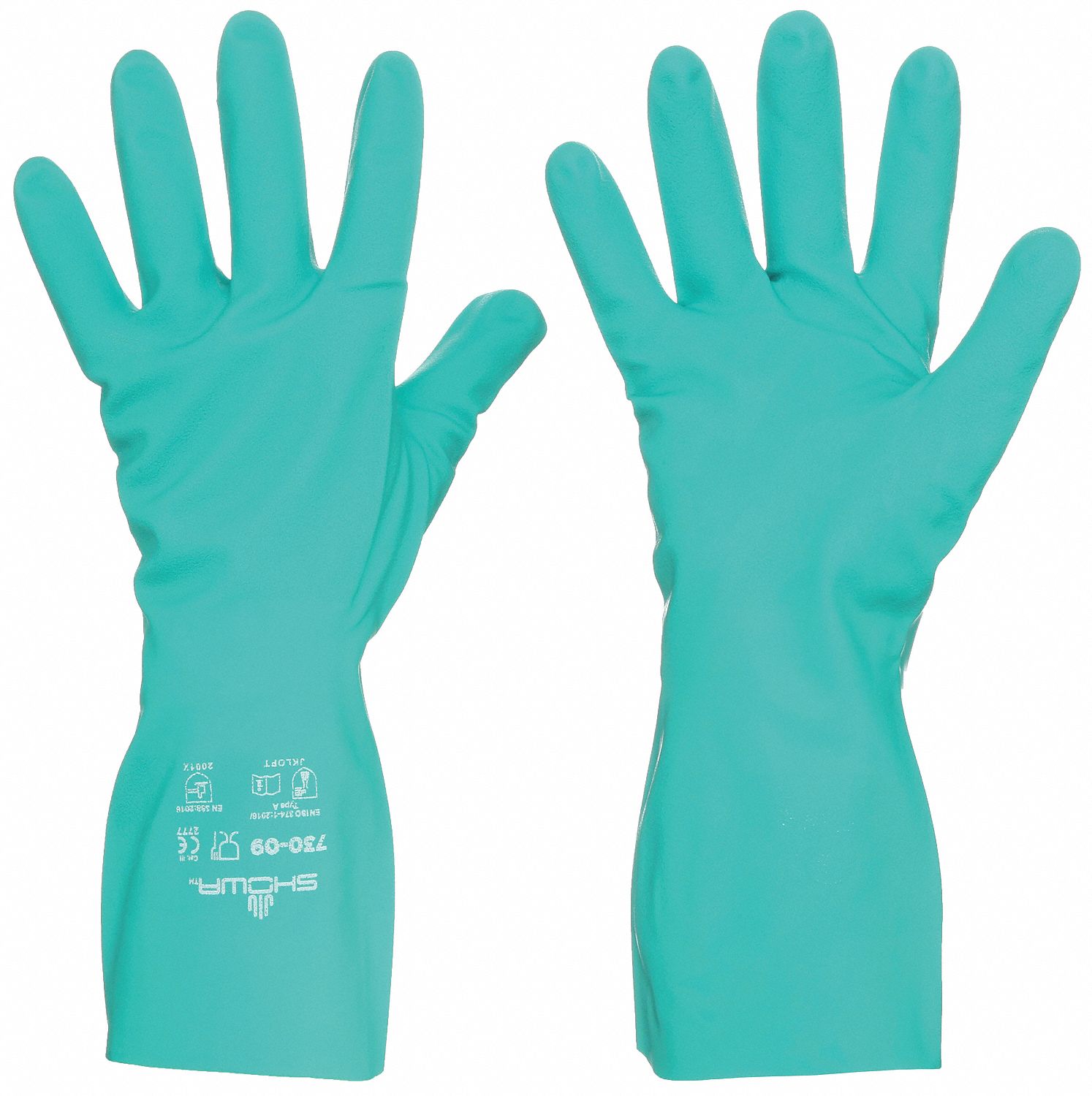 Guante Showa 730 Nitrilo Verde