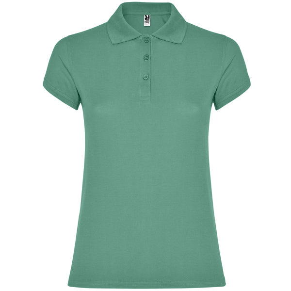Polo ROLY STAR WOMAN Menta oscuro 164. 100%Alg. 200G.