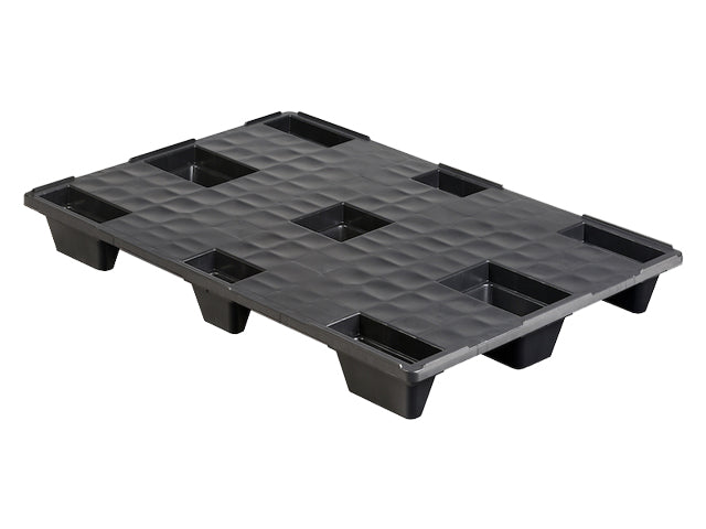Palet PLÁSTICO 120X80cm ENCAJABLE LISO.