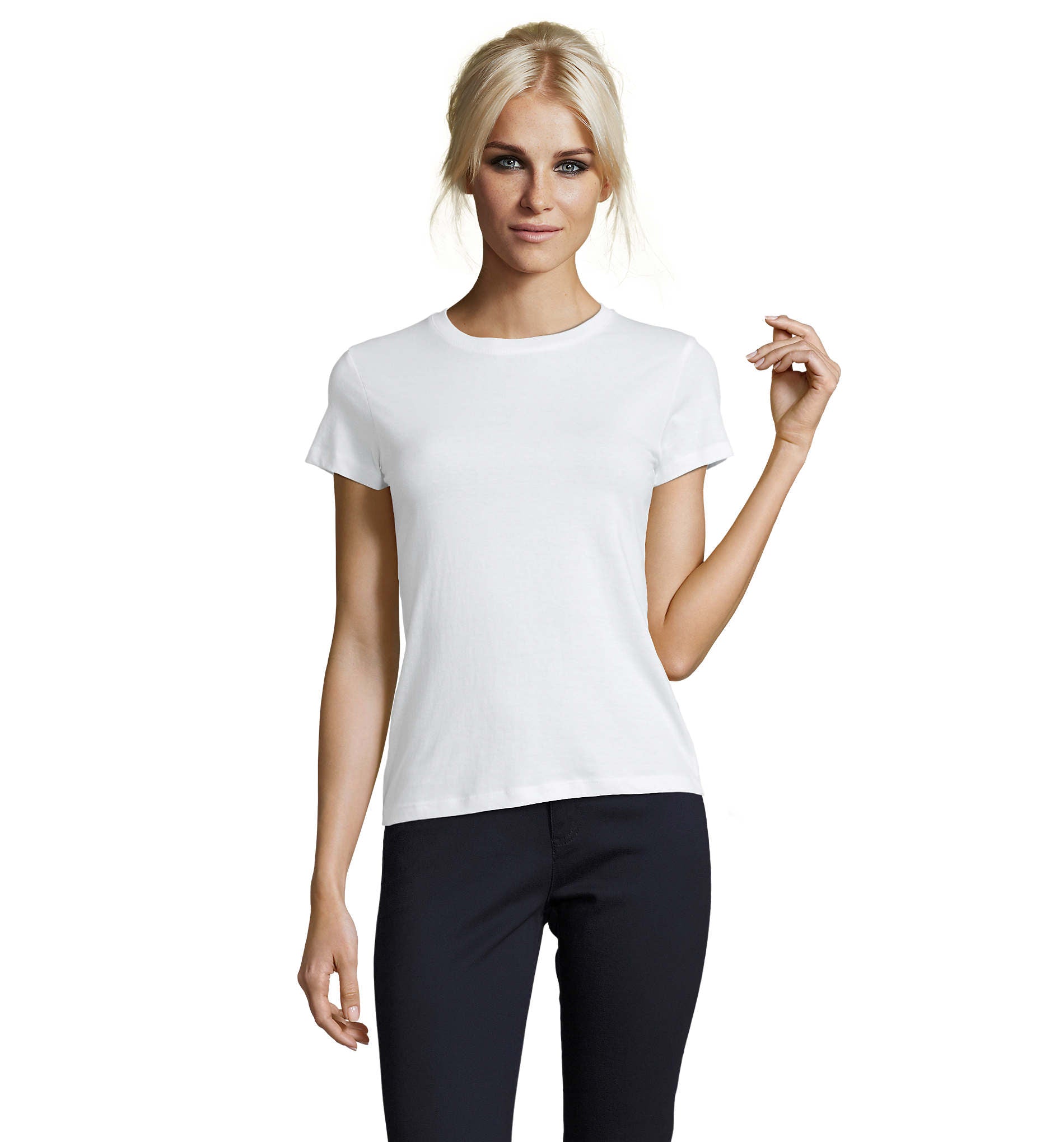 Camiseta Sols IMPERIAL SRA BLANCO 102 190g/m²
