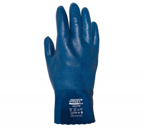 Guante JUBA G9527 JUNIT Nitrilo 27 cm AZUL.
