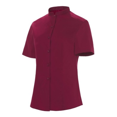 Camisa Monza 2256 GRANATE 29 Señora M/C Cuello Mao 115G.