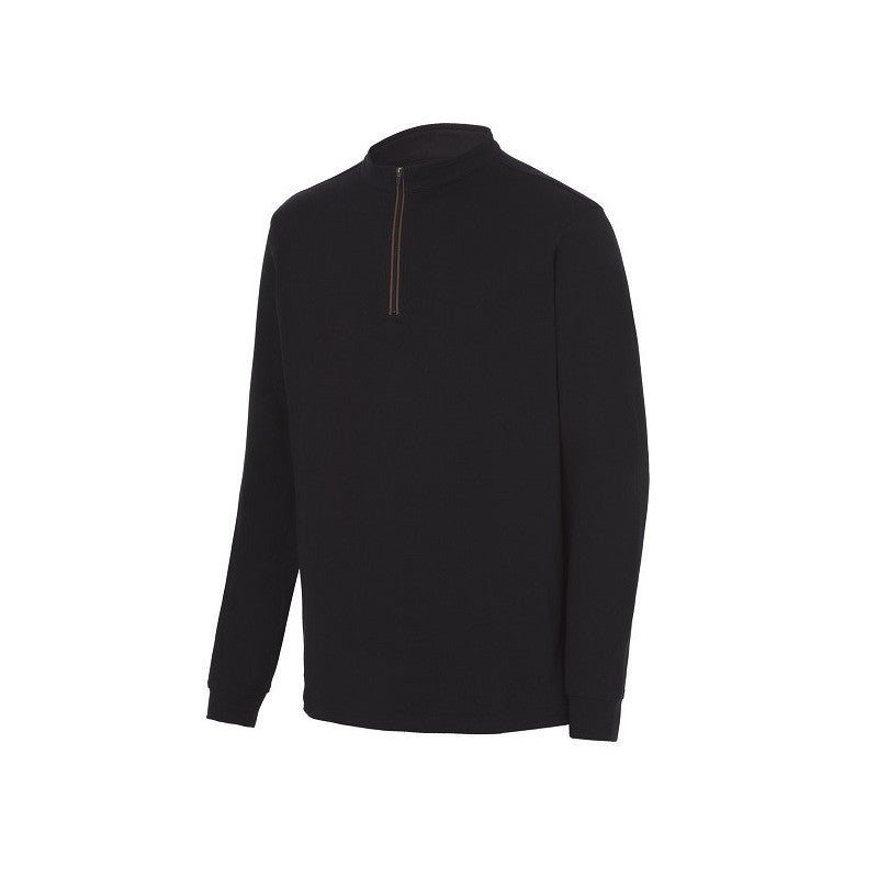 Polo Monza 3035 NEGRO M/L Cuello Mao ½ Cremallera 240G.