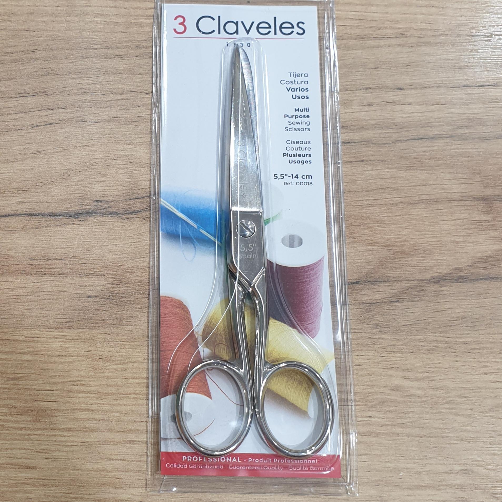 Tijera 3 Claveles 030 Modista