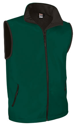 Chaleco Valento Softshell Tundra VERDE BOTELLA