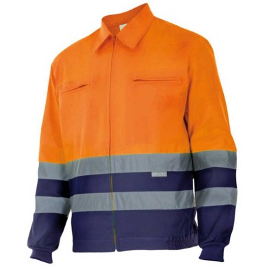 Cazadora Velilla AV 153 MARINO / NARANJA FLÚOR