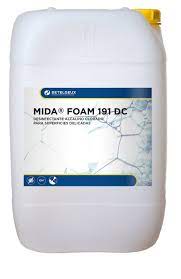MIDA FOAM 191 DC 25kg. Detergente desinfectante para superficies delicadas.