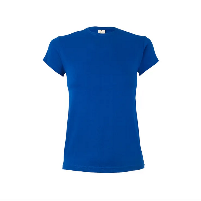 Camiseta VELILLA SRA. MK170CV AZUL ROYAL 502. 100%Alg. 155G