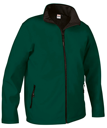 Cazadora Valento HORIZON VERDE BOTELLA Softshell.