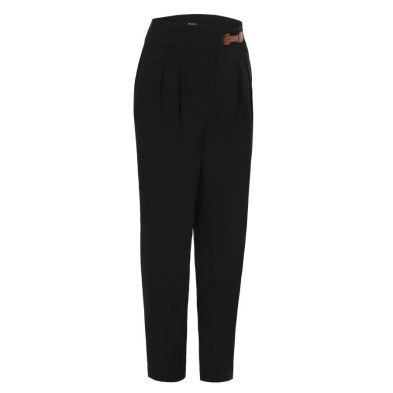 Pantalón Monza 4145 Señora Negro vestir Paperbag.