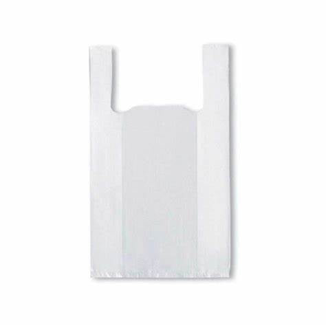 Bolsa Camiseta 40x50 cm G200 BLANCO. Pack 100U