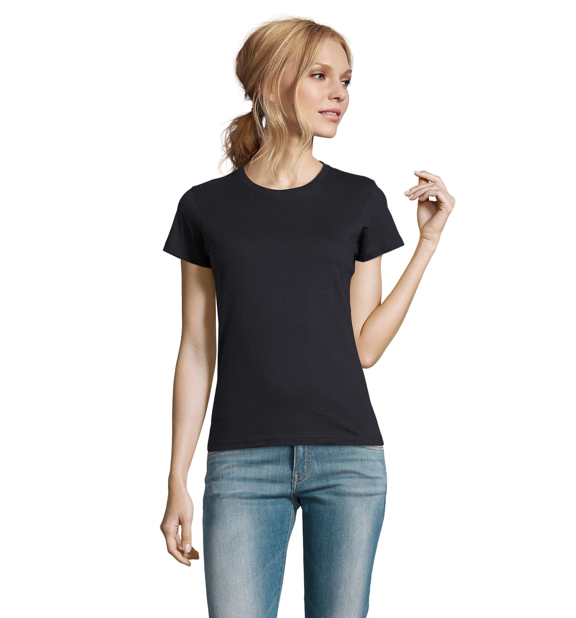 Camiseta Sols IMPERIAL SRA AZUL MARINO 318 190g/m²