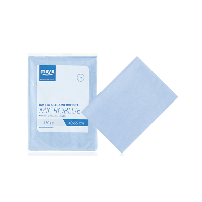 Bayeta Maya 07016 40x55 AZUL (Pack 5 Uds) Microfibra.