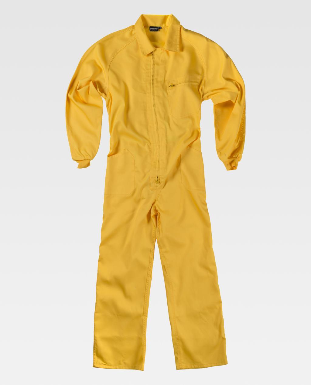 Buzo WORKTEAM B2000 AMARILLO (65%Poli-35%Alg) 200G.