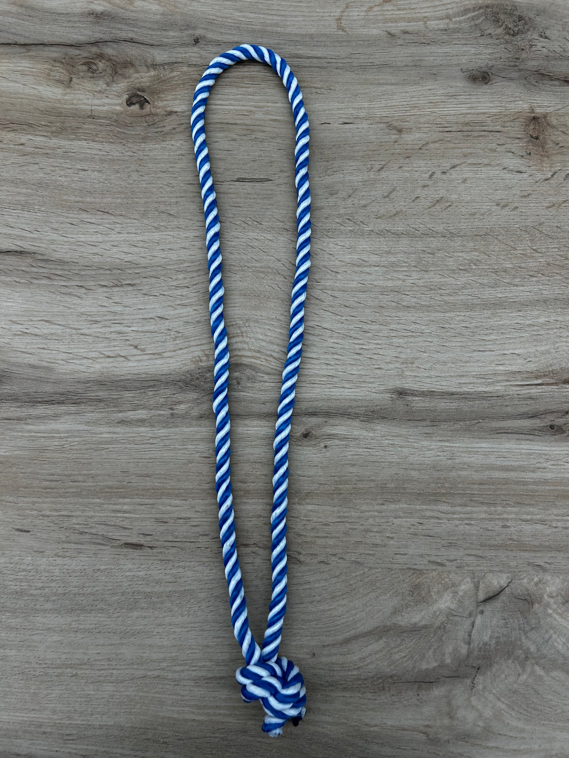 OFERTA. Kg. Tomiza Fibra TORCIDA BLANCO/AZUL.