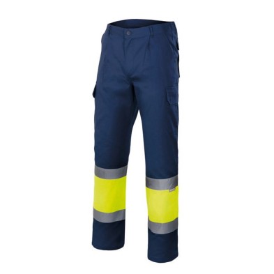 Pantalón Velilla AV 157 MARINO / AMARILLO FLÚOR