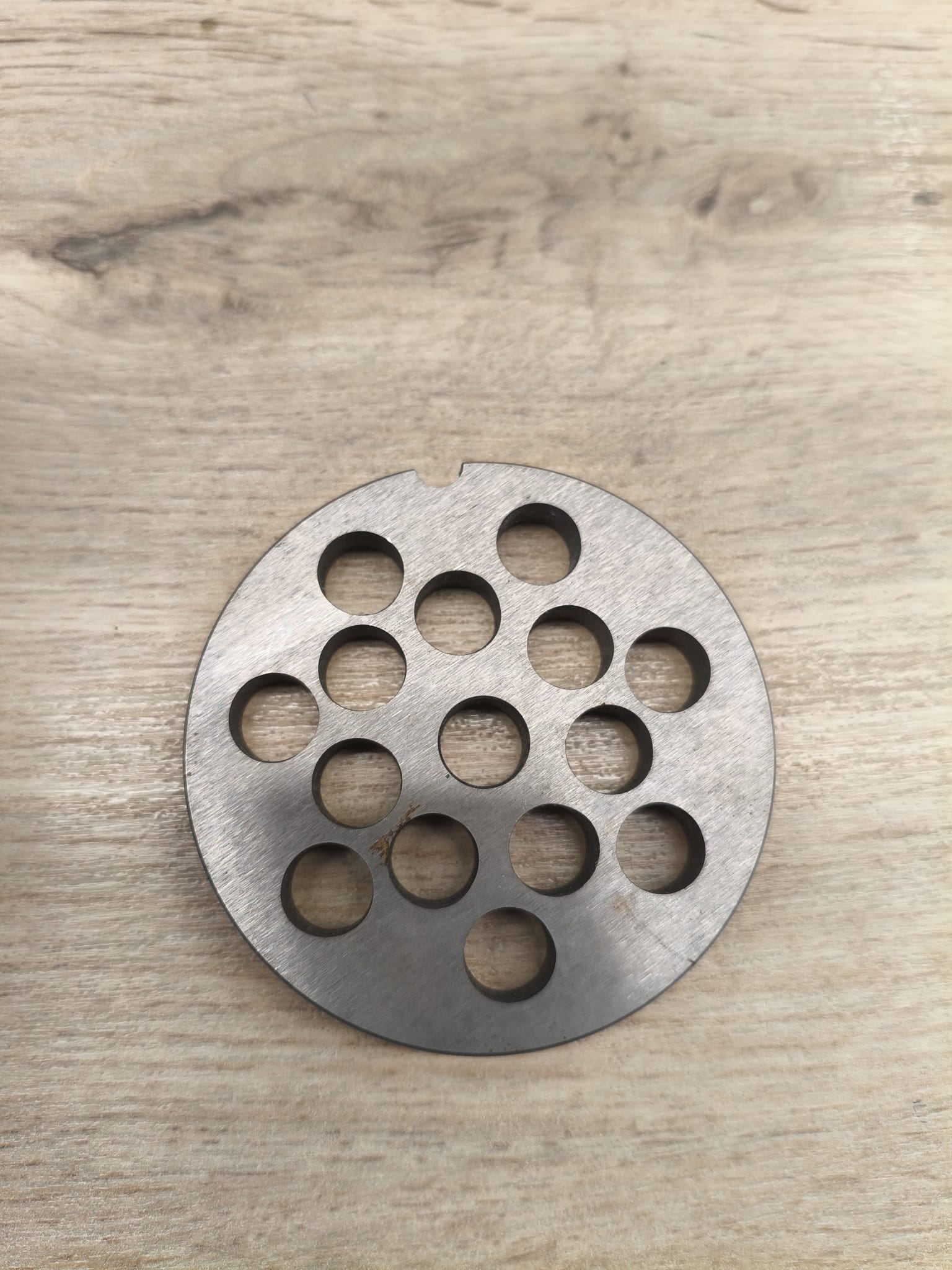 Placa picadora 12 - ⌀ taladro 10. Inox.