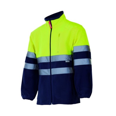Chaqueta Polar AV Velilla 183 MARINO / AMARILLO FLÚOR