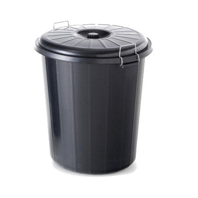 Cubo Maya 09003 90L Basura Asa y Tapa NEGRO