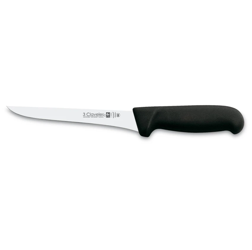 Cuchillo 3 Claveles 08146 Deshuesar 13cm NEGRO