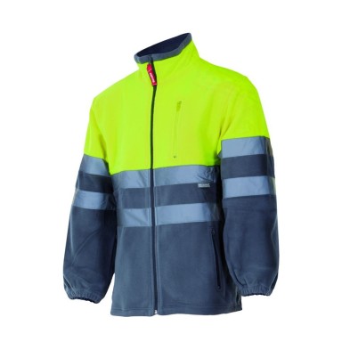 Chaqueta Polar AV Velilla 183 GRIS / AMARILLO FLÚOR