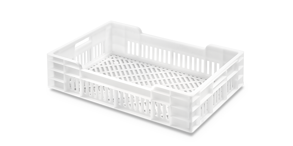Caja/Cajón Congost Ranurado 23 L. 600x400x150 (1,5Kg) BLANCO