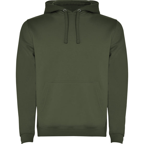 Sudadera ROLY URBAN Verde aventura 152. CAPUCHA 280G.