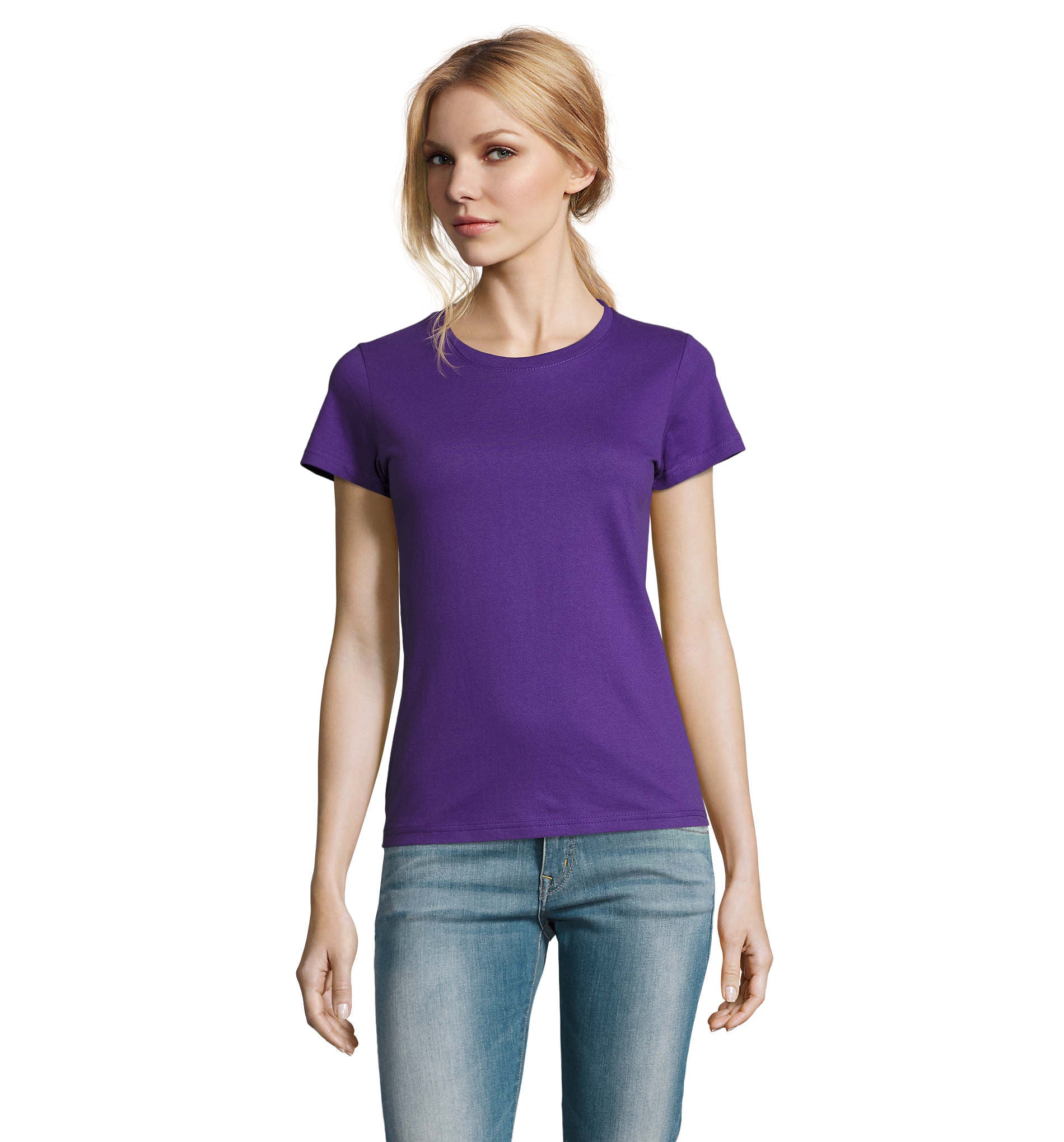 Camiseta Sols IMPERIAL SRA MORADO OSCURO 712 190g/m²