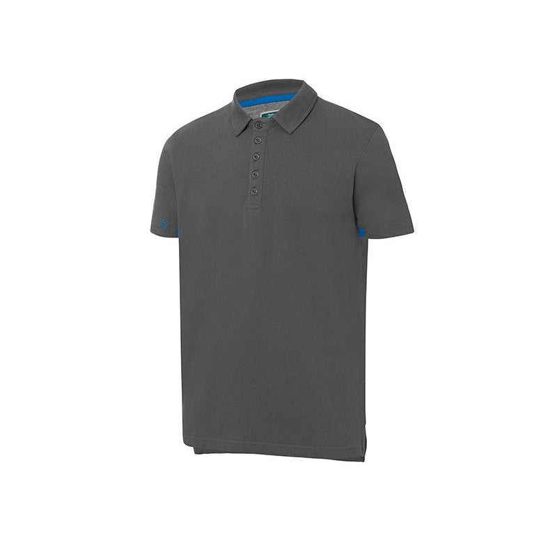 Polo Monza 3017 GRIS 09 100%Algodón. Rib en mangas 250G.