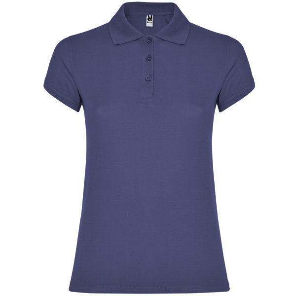 Polo ROLY STAR WOMAN Azul denim 86. 100%Alg. 200G.