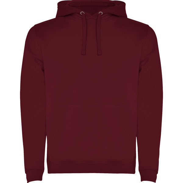 Sudadera ROLY URBAN Granate 57. CAPUCHA 280G.