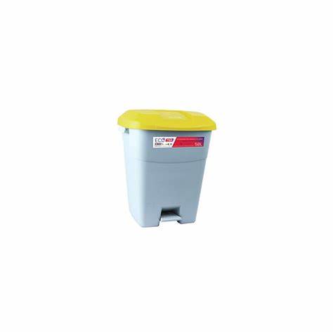Papelera Tayg ECO 50L AMARILLA Pedal