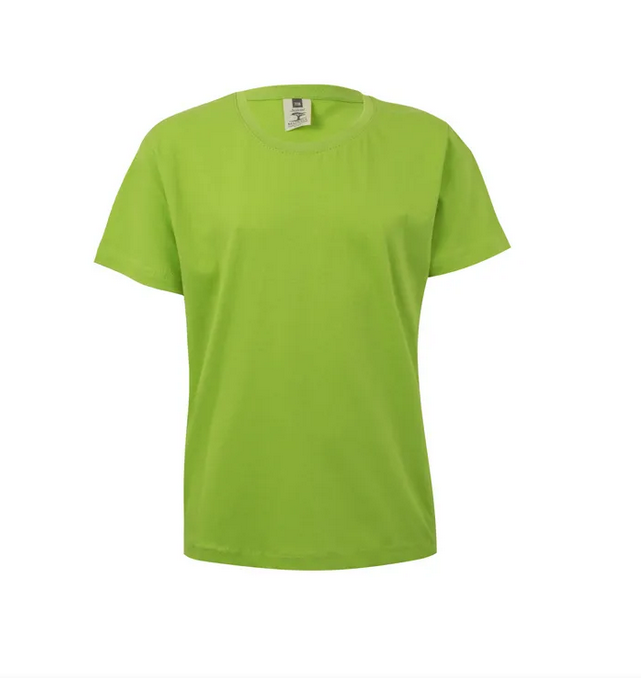 Camiseta VELILLA KIDS MK175CV VERDE LIMA 604. 100%Alg. 155G
