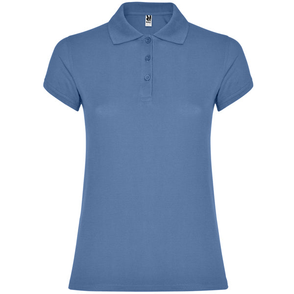 Polo ROLY STAR WOMAN Azul riviera 261. 100%Alg. 200G.