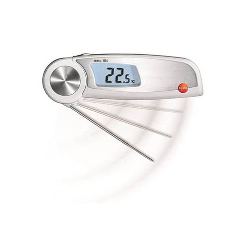 Termómetro TESTO 104 plegable estanco.  (Rango -50+250ºC).0563 0104