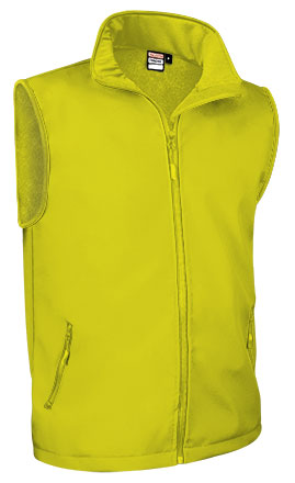 Chaleco Valento Softshell Tundra AMARILLO FLÚOR