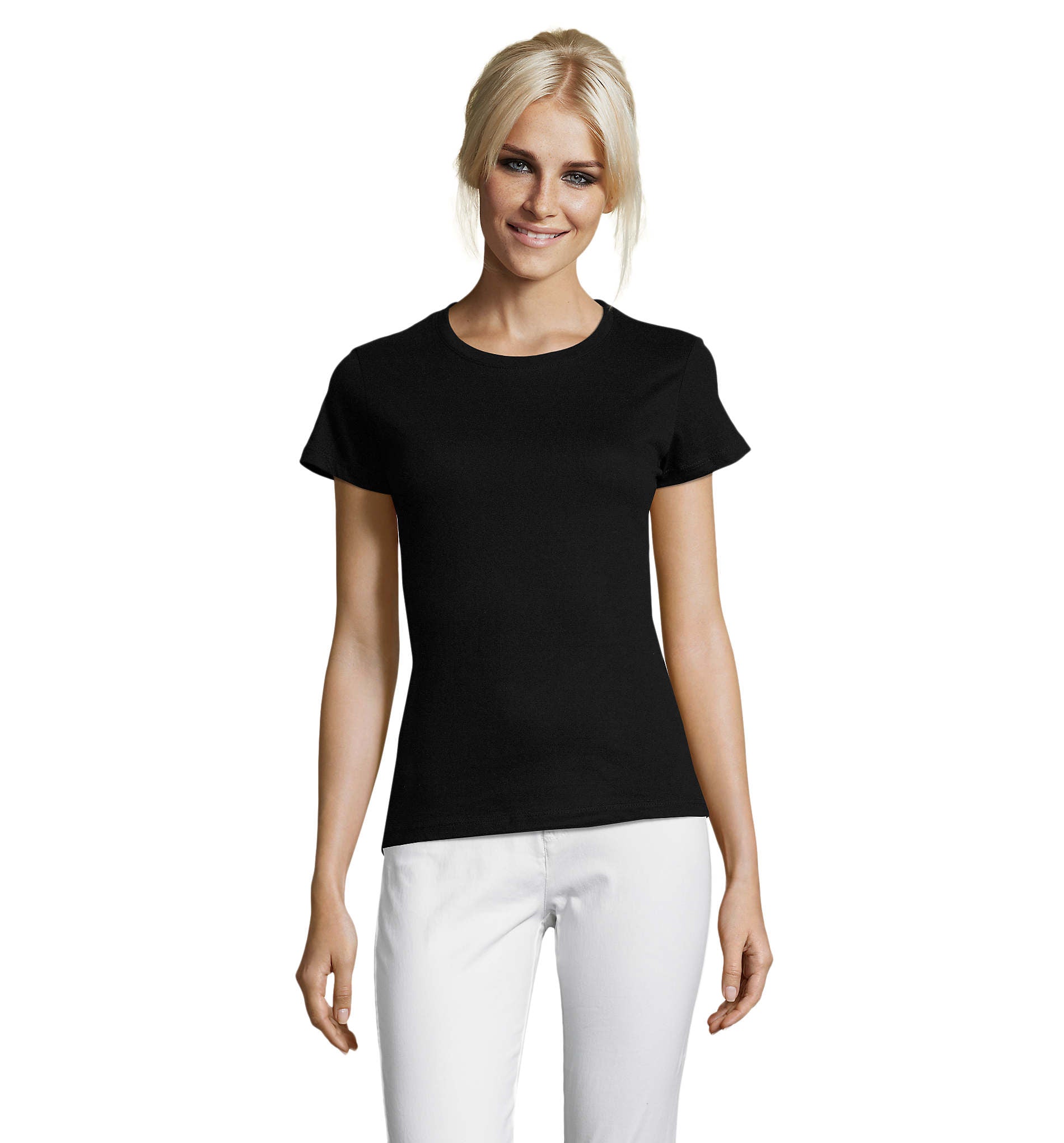 Camiseta Sols REGENT SRA NEGRO PROFUNDO 309 150g/m²